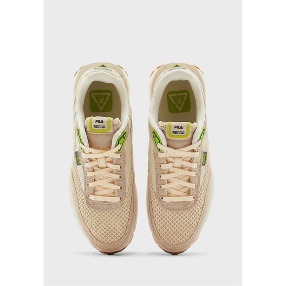 New FILA RENNO ECO Beige Sneakers Mesh Men’s Size 8,5/ womens 10 New - Picture 4 of 8